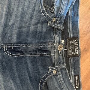 Salvage Dark Blue Denim Pants